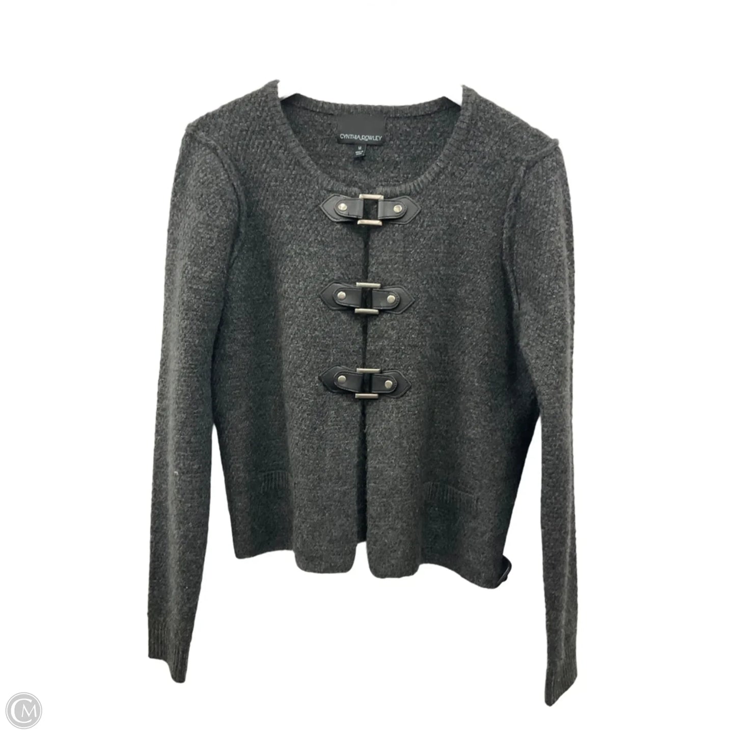 Sweater Cardigan By Cynthia Rowley In Grey, Size: M