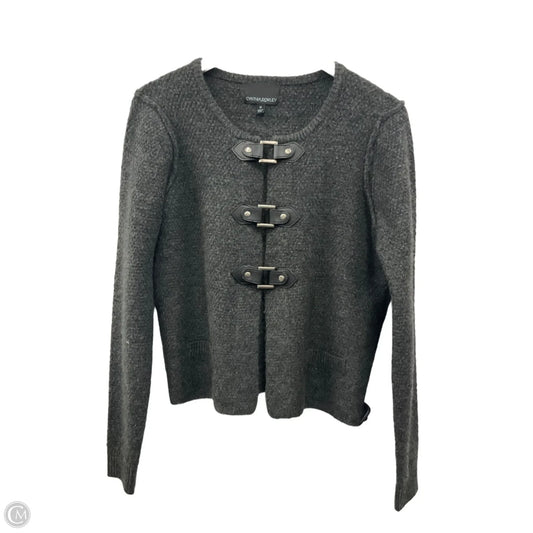 Sweater Cardigan By Cynthia Rowley In Grey, Size: M