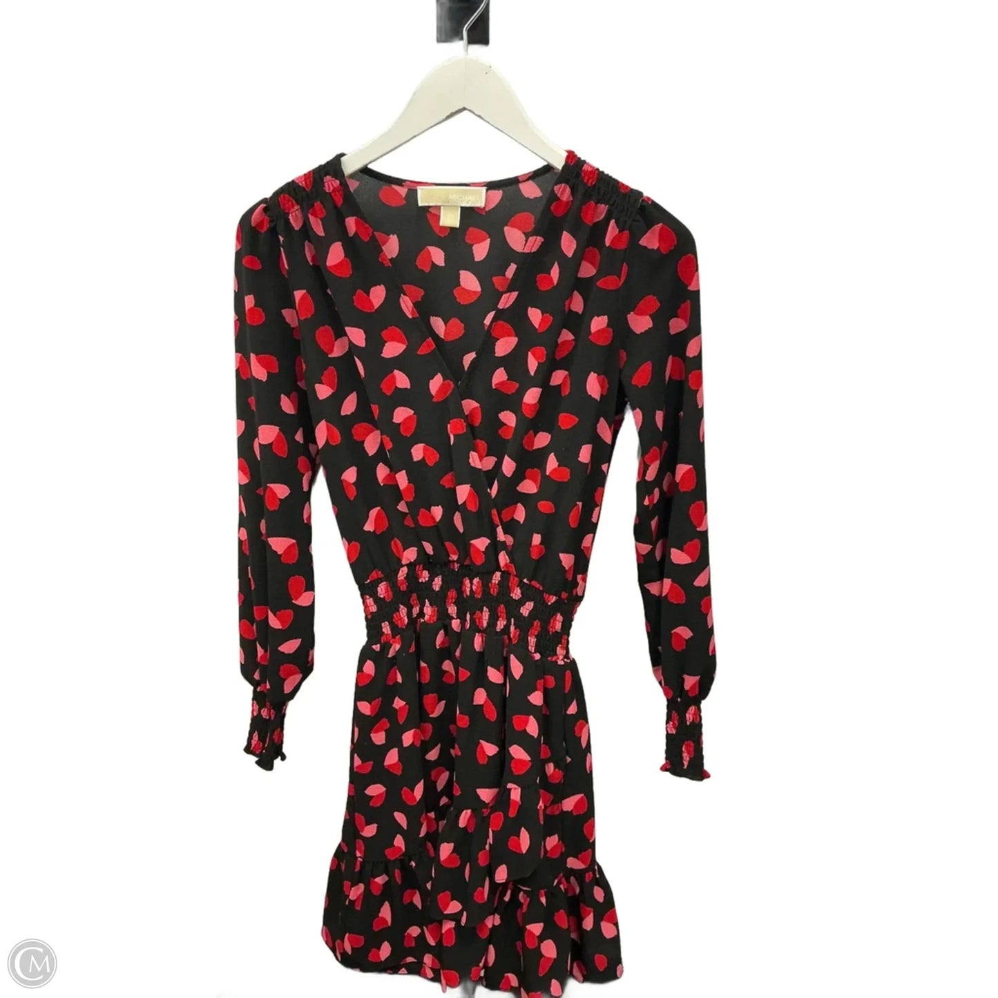 Dress Party Midi By Michael By Michael Kors In Pink & Red, Size: Xs