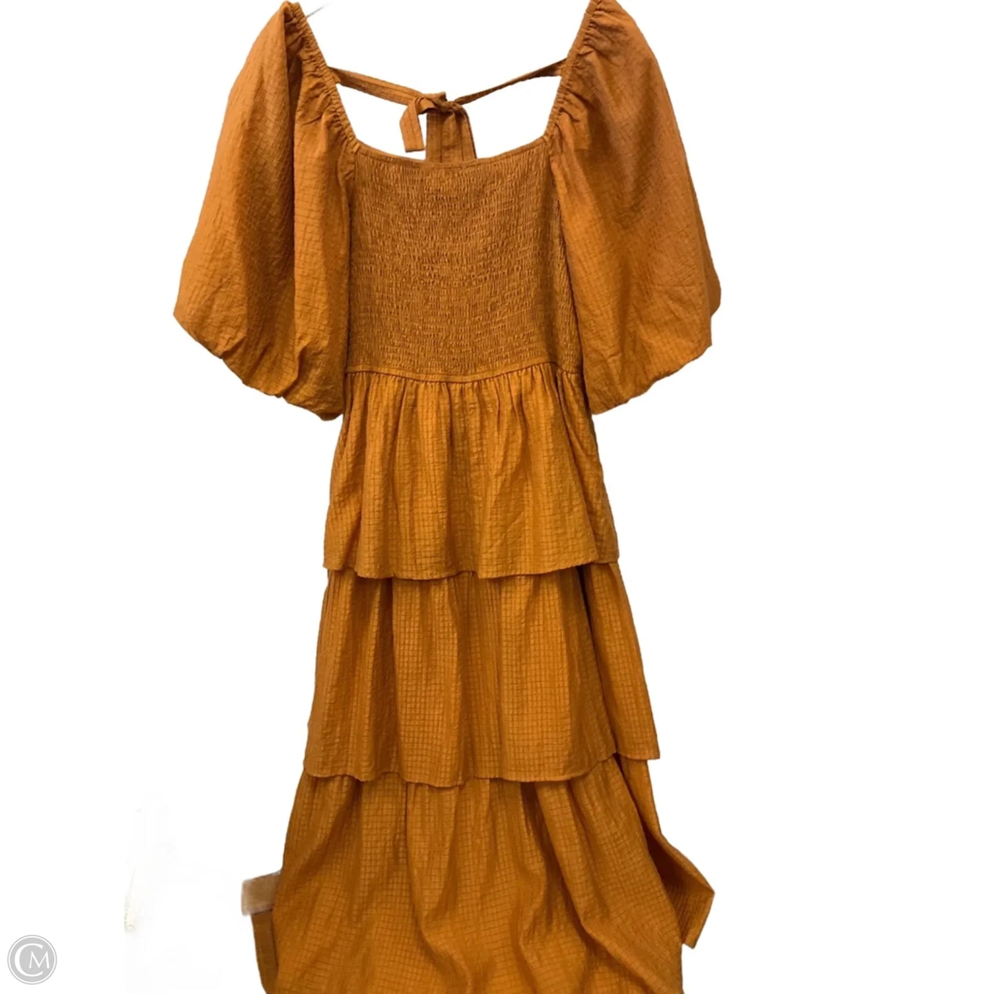 Dress Casual Midi By Oddi In Gold, Size: 1x