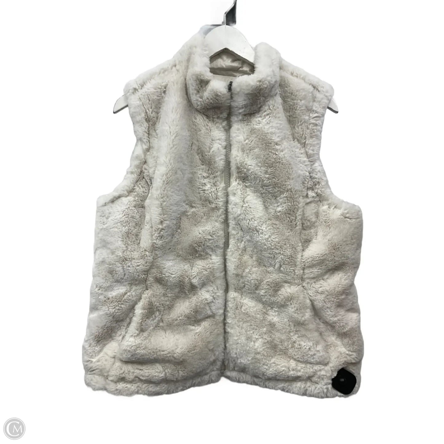 Vest Faux Fur & Sherpa By Nicole By Nicole Miller In White, Size: L