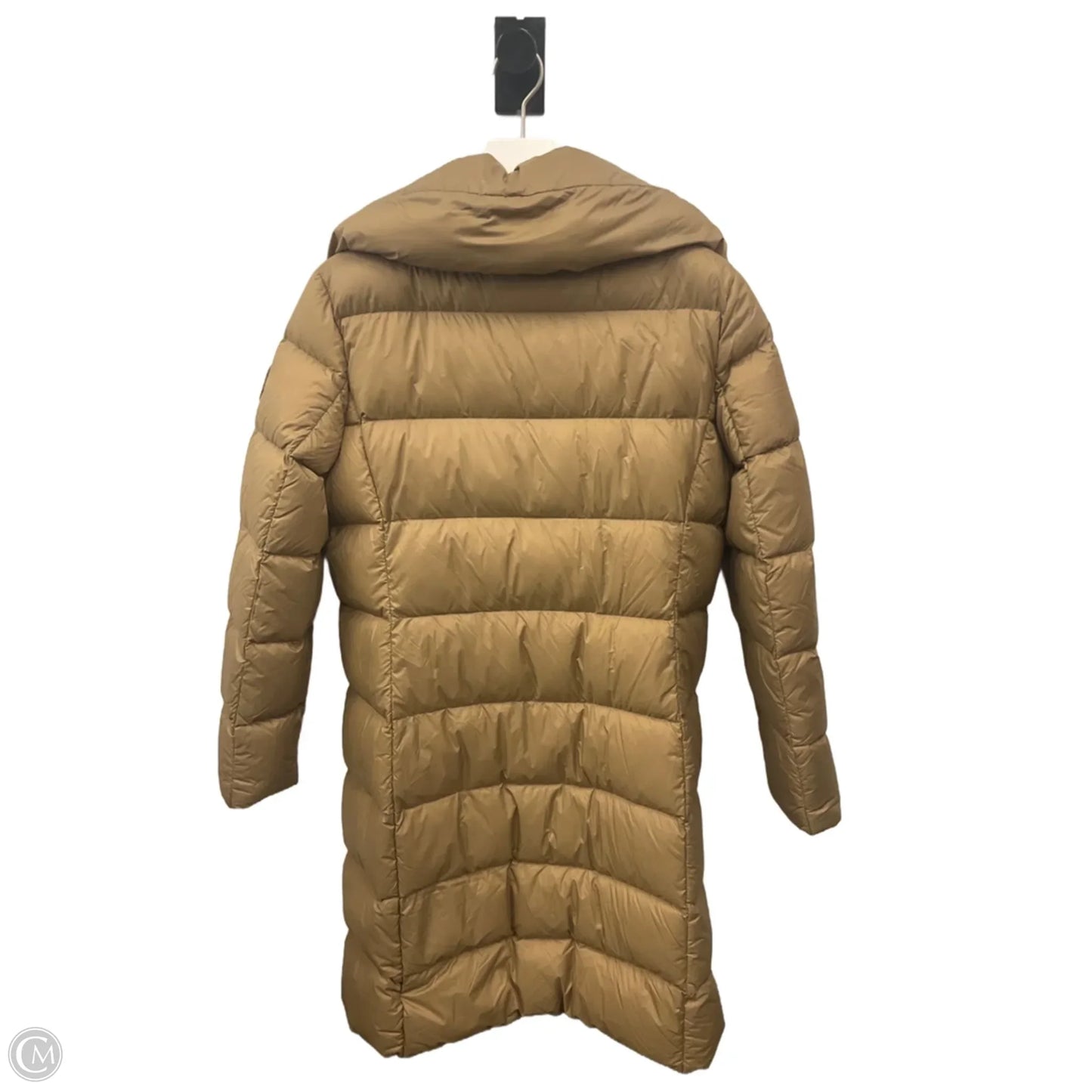 Coat Puffer & Quilted By Lauren By Ralph Lauren In Tan, Size: M
