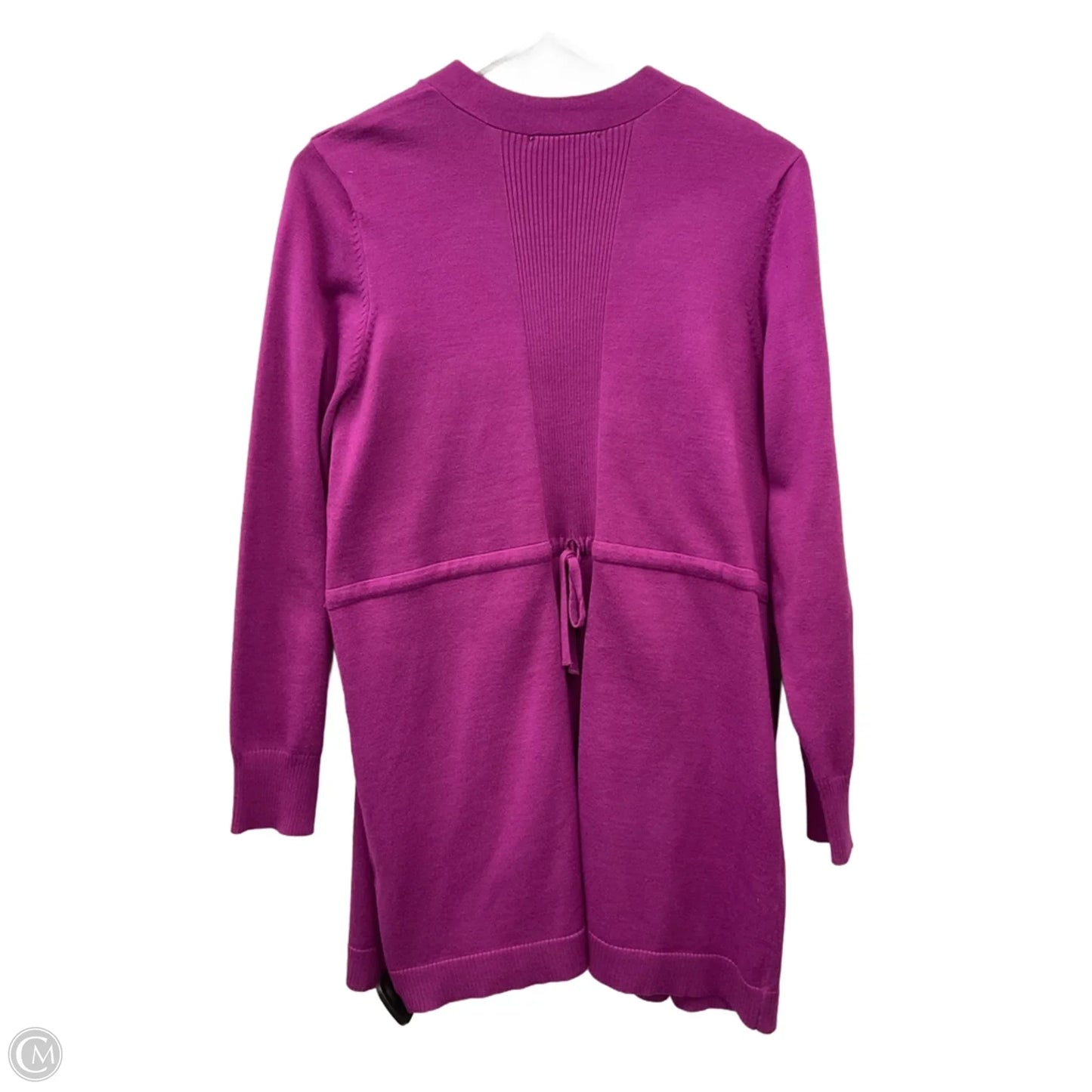 Sweater Cardigan By Christopher And Banks In Purple, Size: L