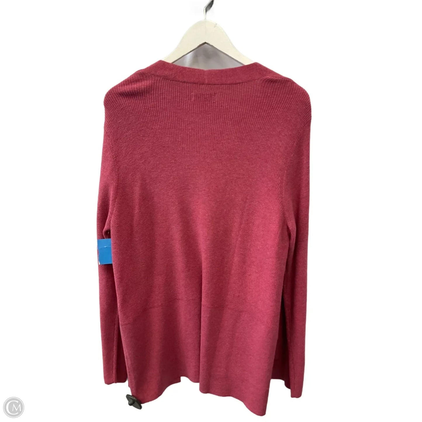 Sweater Cardigan By Croft And Barrow In Pink, Size: Xl