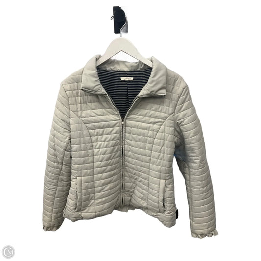 Jacket Puffer & Quilted By Mystree In Grey, Size: L