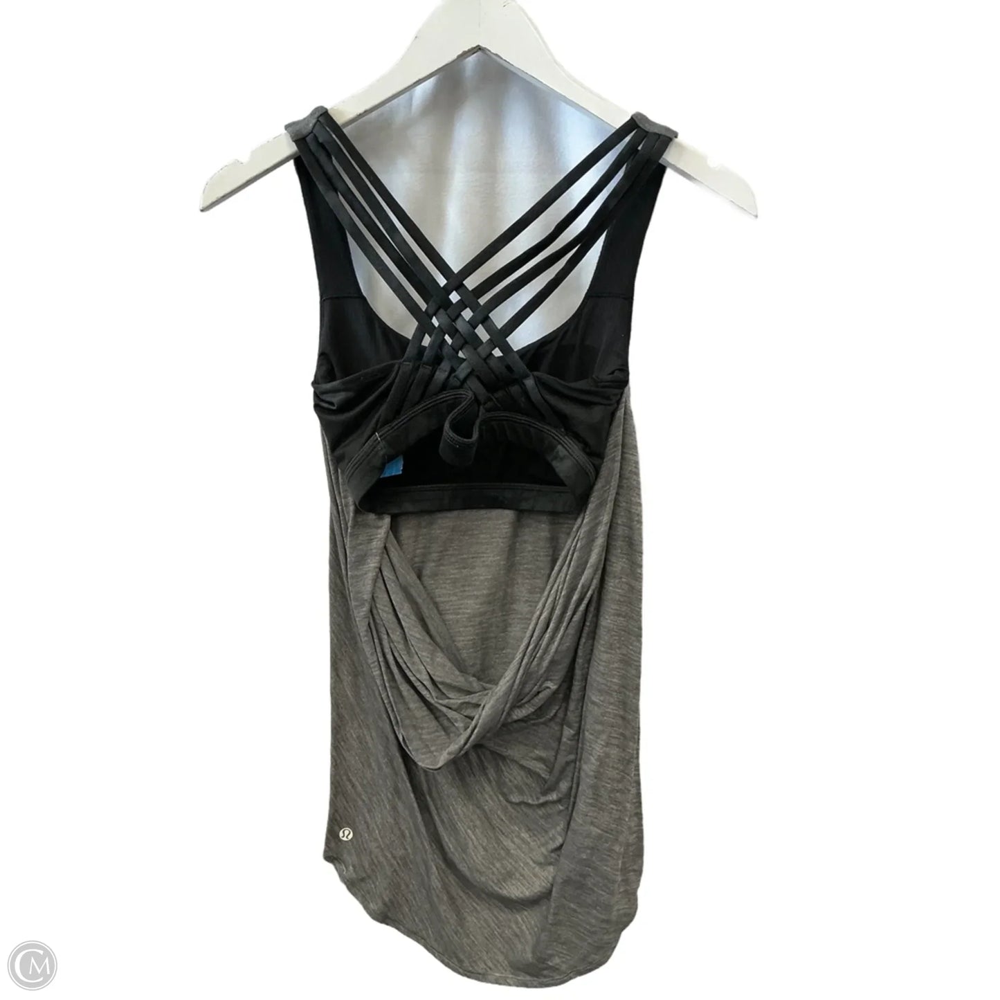Athletic Tank Top By Lululemon In Grey, Size: 6