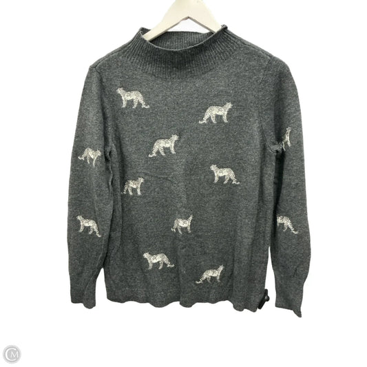 Sweater By Chicos In Grey, Size: M