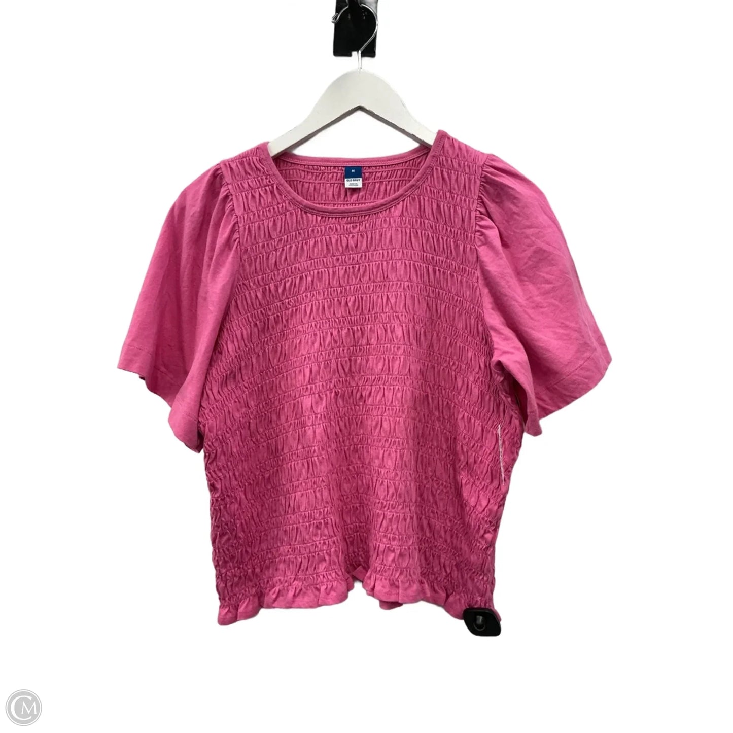 Top Short Sleeve By Old Navy In Pink, Size: M