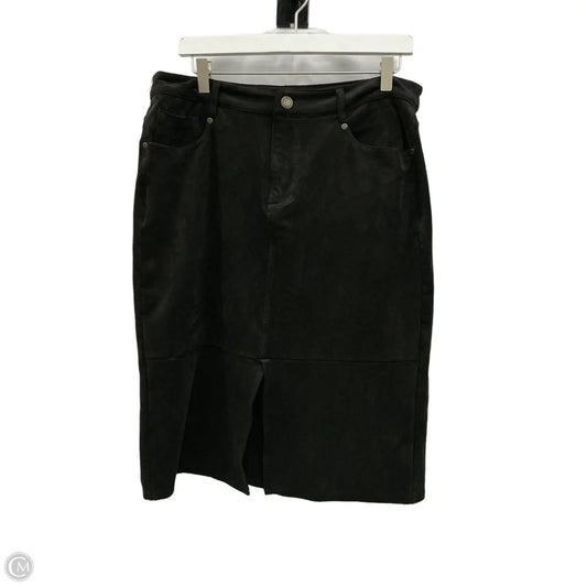 Skirt Midi By Falls Creek In Black, Size: 14