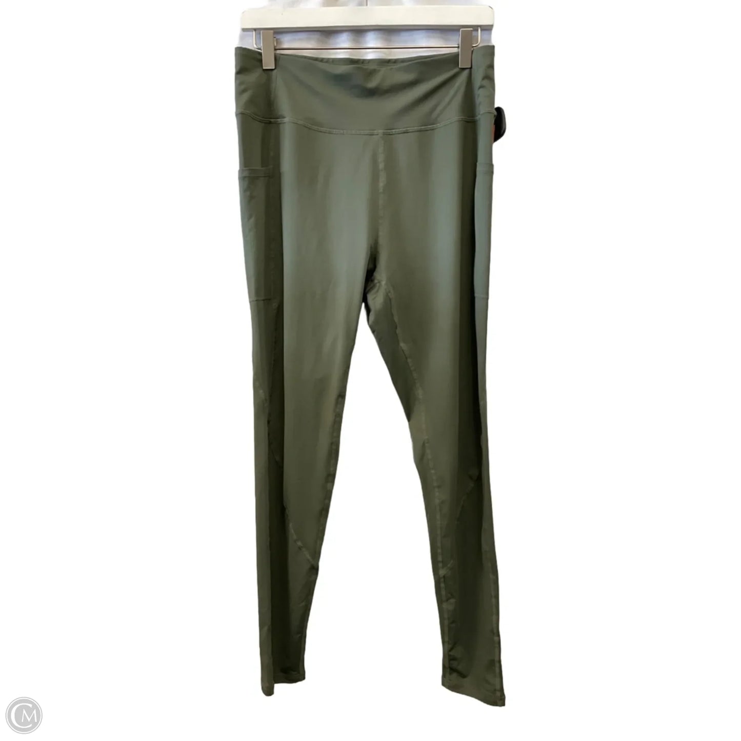 Athletic Leggings By Clothes Mentor In Green, Size: L