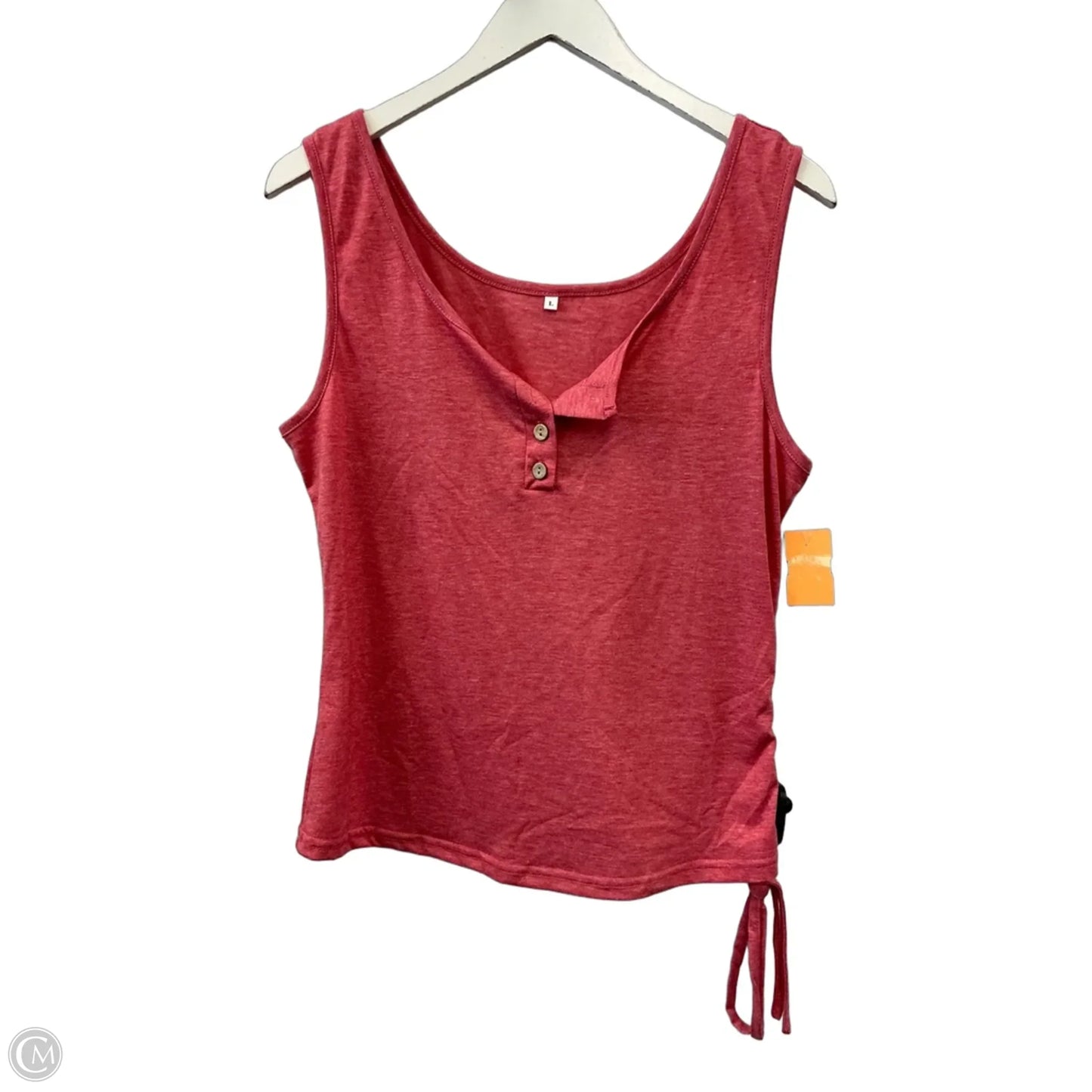 Top Sleeveless By Clothes Mentor In Red, Size: L