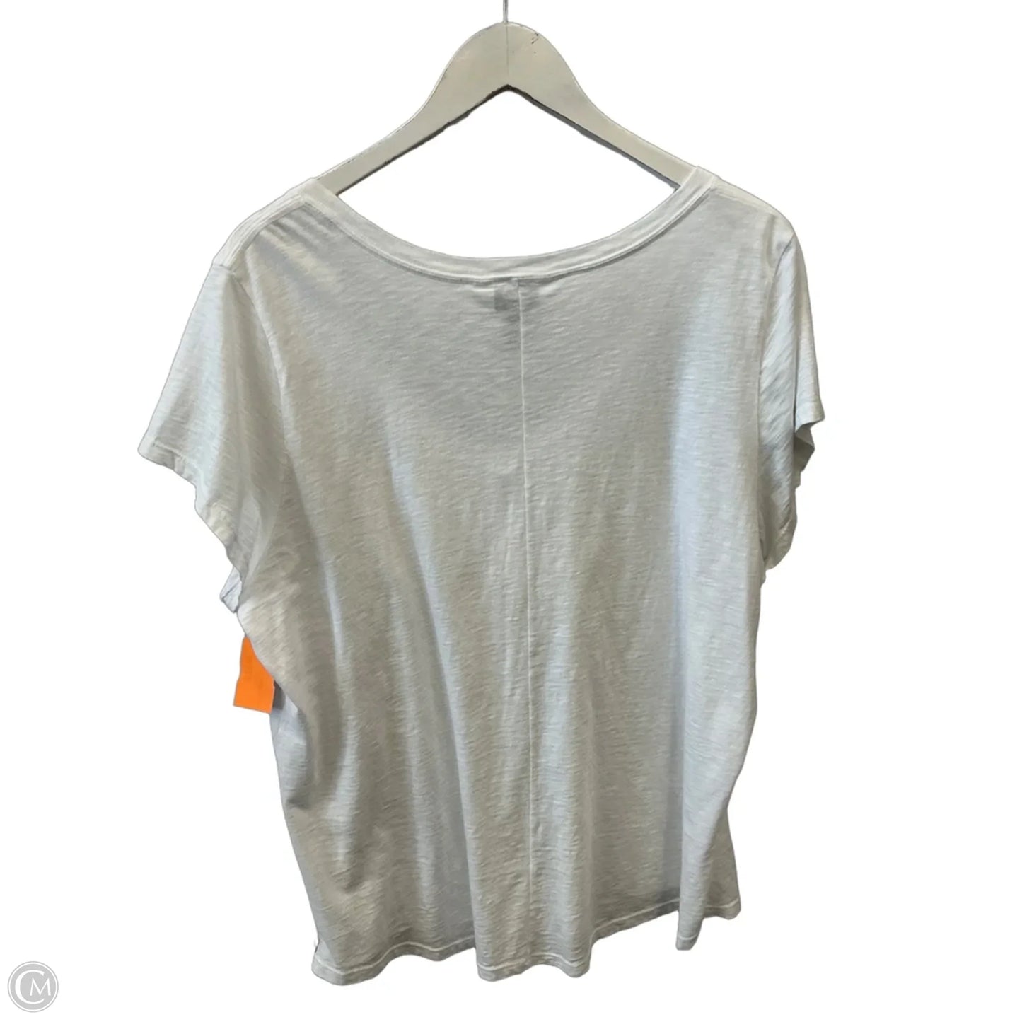 Top Short Sleeve Basic By Spanx In White, Size: 2x