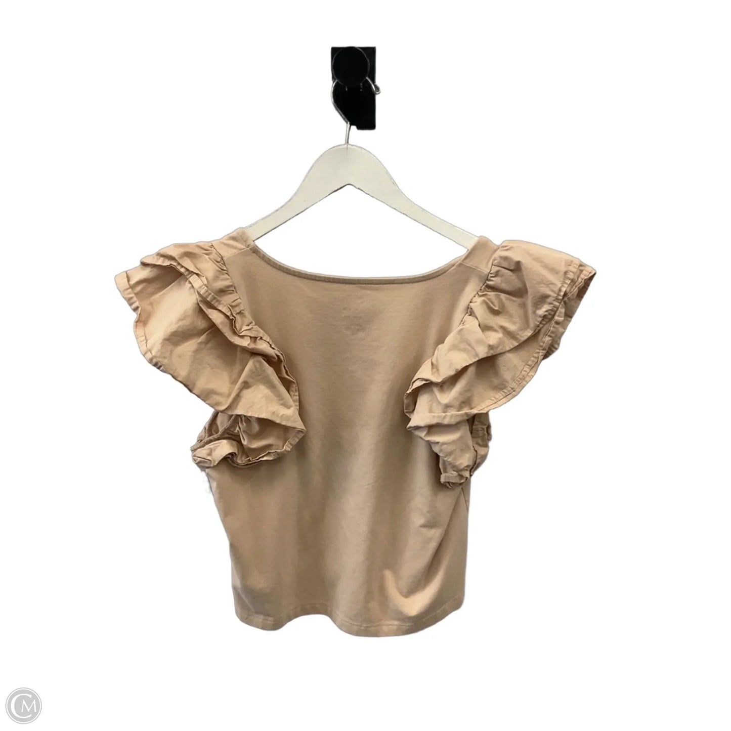 Top Short Sleeve By A New Day In Peach, Size: M
