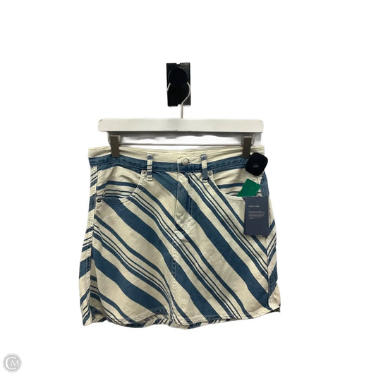 Skirt Mini & Short By Universal Thread In Blue & Cream, Size: 6