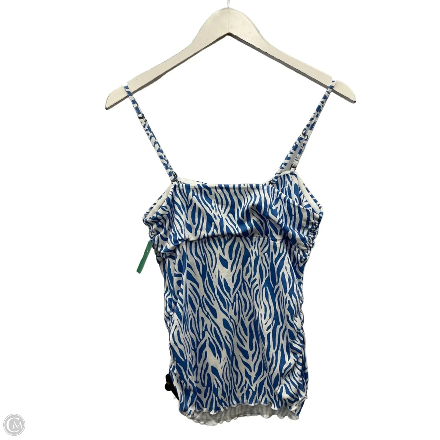 Skirt Set 2pc By Clothes Mentor In Blue & White, Size: M