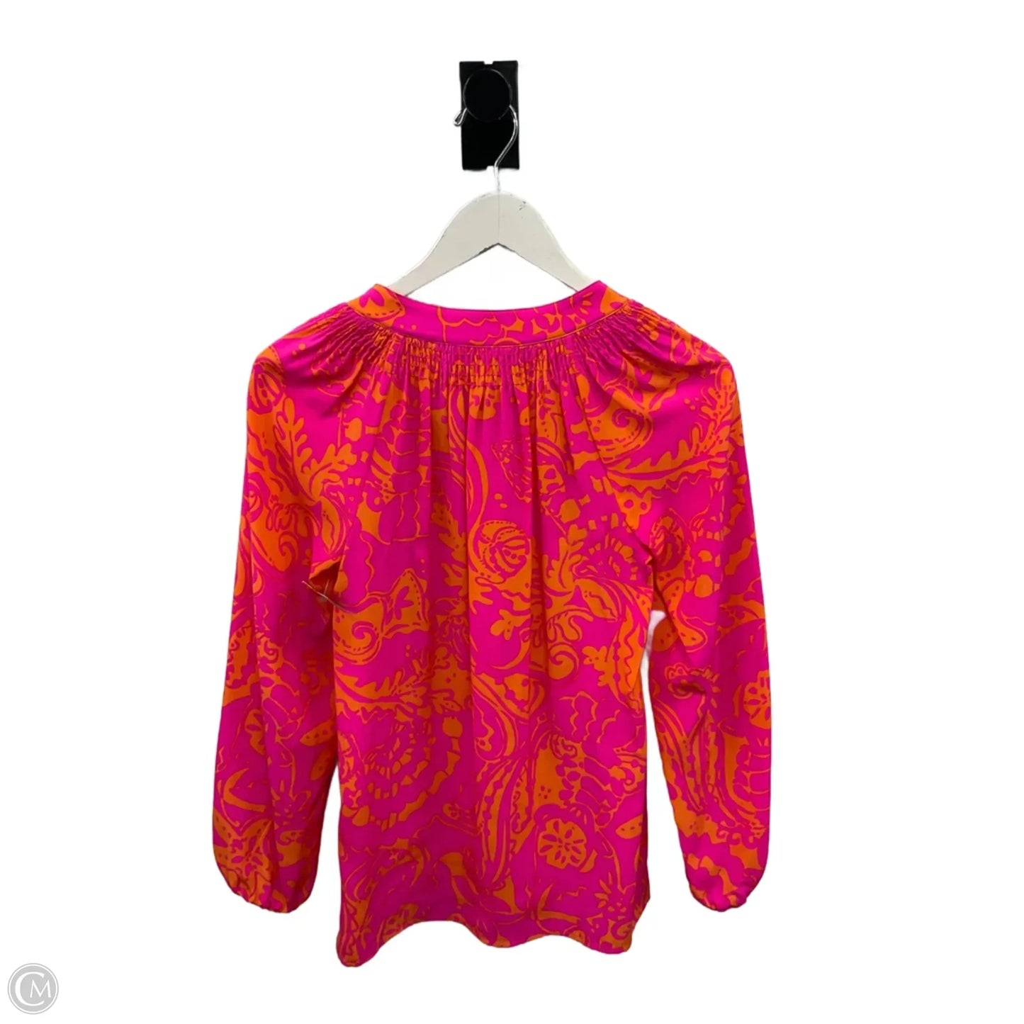 Top Long Sleeve Designer By Lilly Pulitzer In Pink, Size: Xs