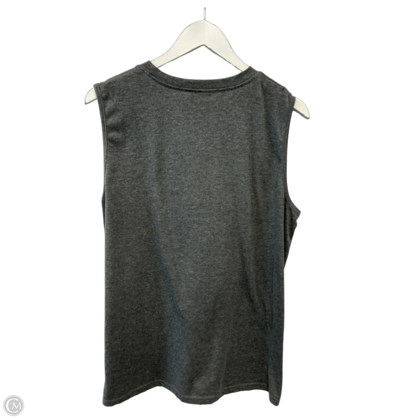 Top Sleeveless By Clothes Mentor In Grey, Size: Xl
