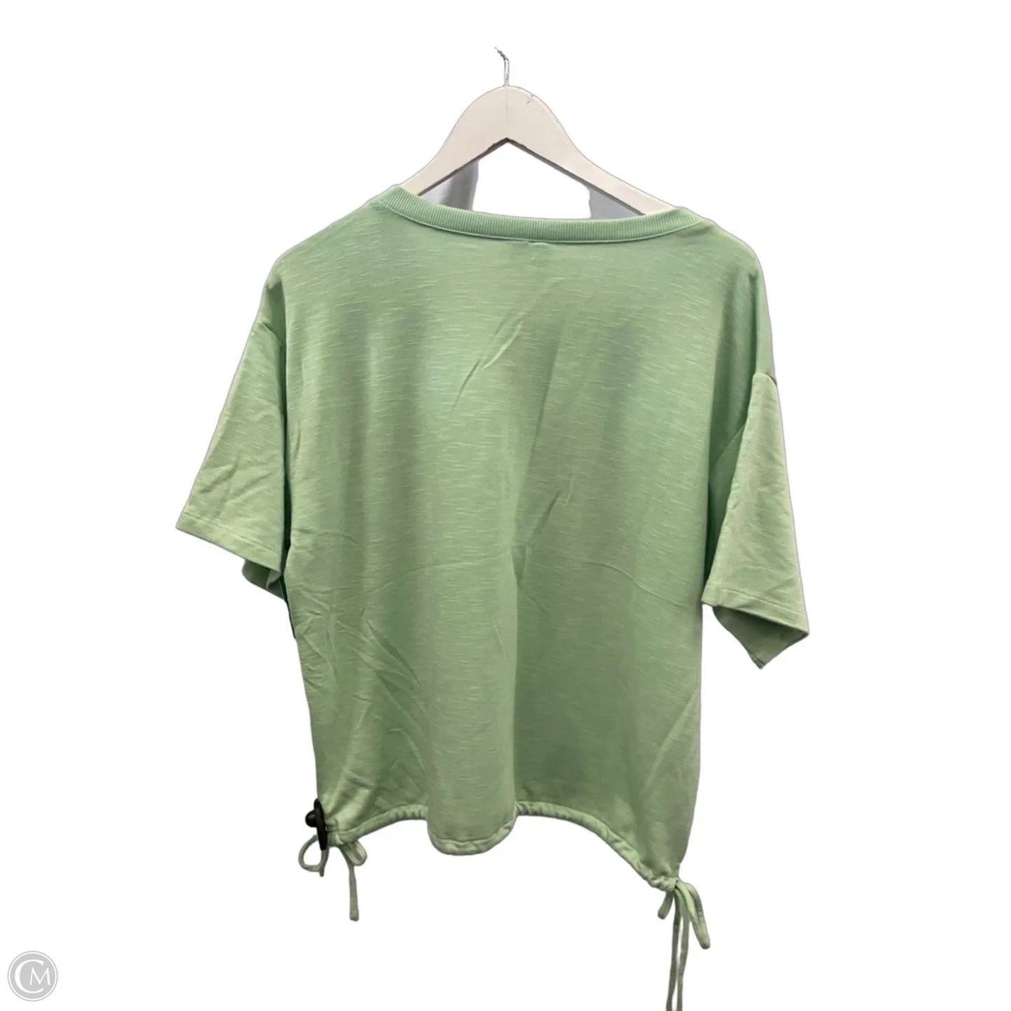Top Short Sleeve By Cato In Green, Size: M