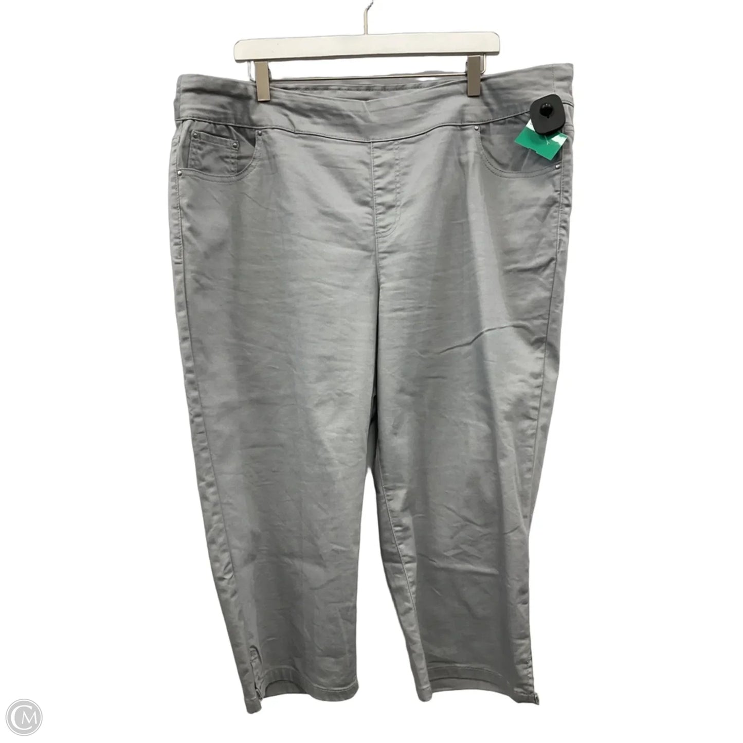 Capris By Blair In Grey, Size: 18