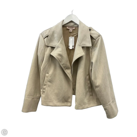 Blazer By Philosophy In Tan, Size: 1x