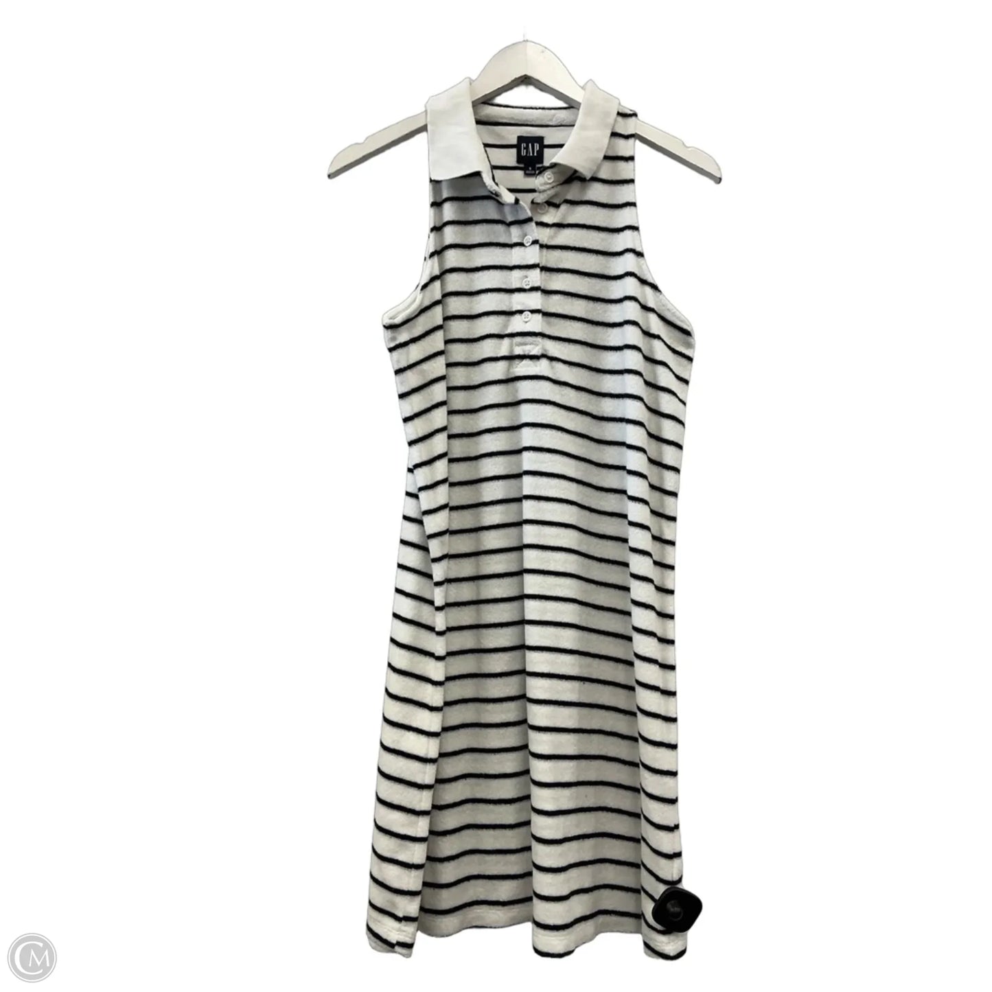 Dress Casual Midi By Gap In Black & White, Size: S