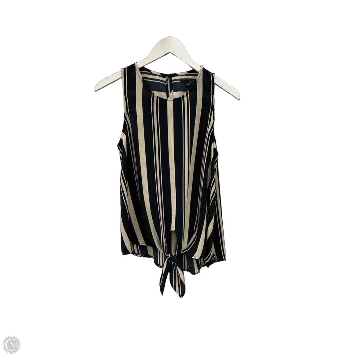 Top Sleeveless By Staccato In Navy, Size: S