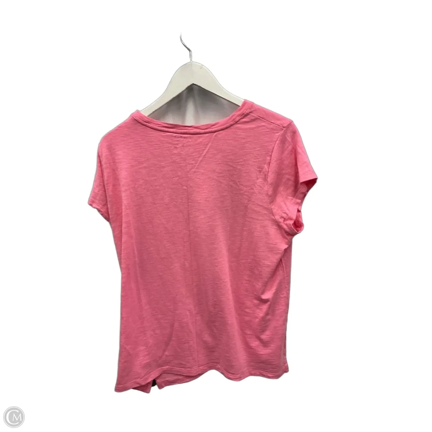 Top Short Sleeve By Talbots In Pink, Size: 1x