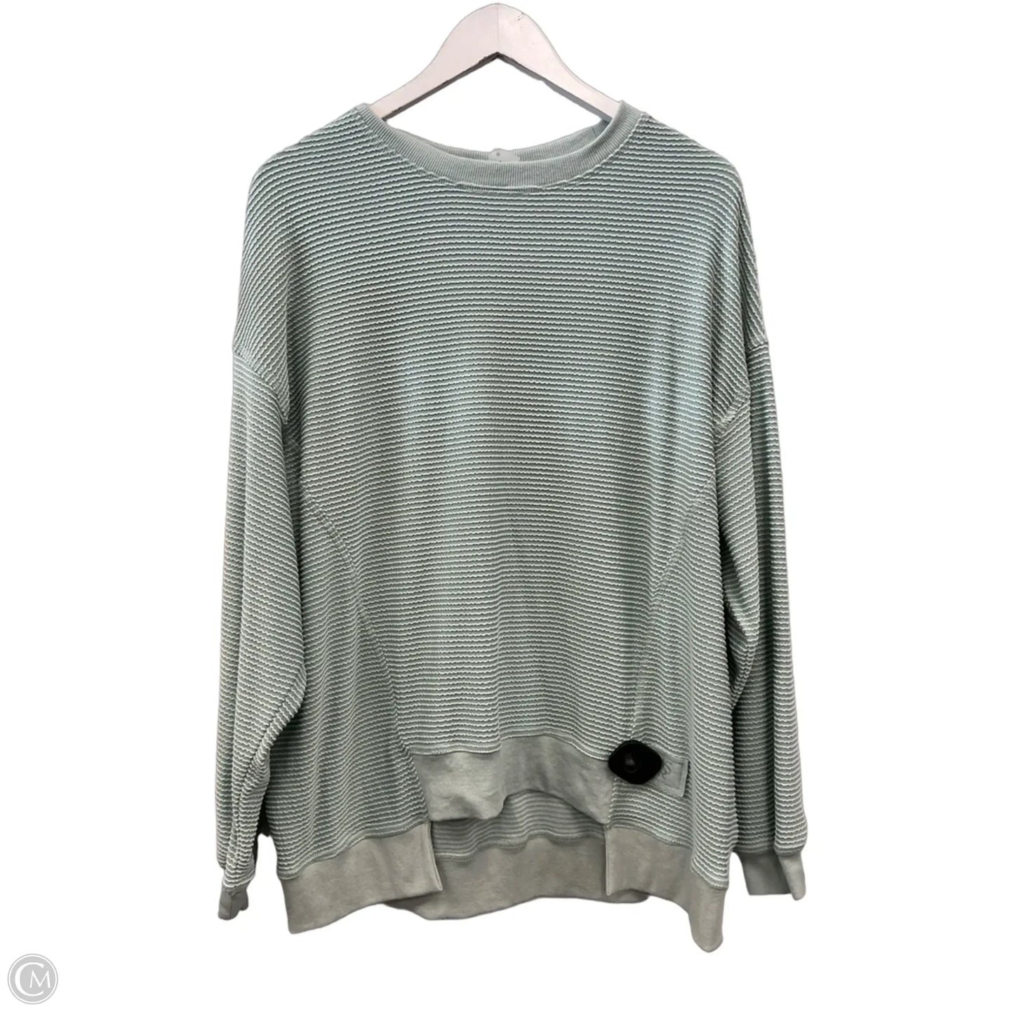 Top Long Sleeve By As Revival In Aqua, Size: S