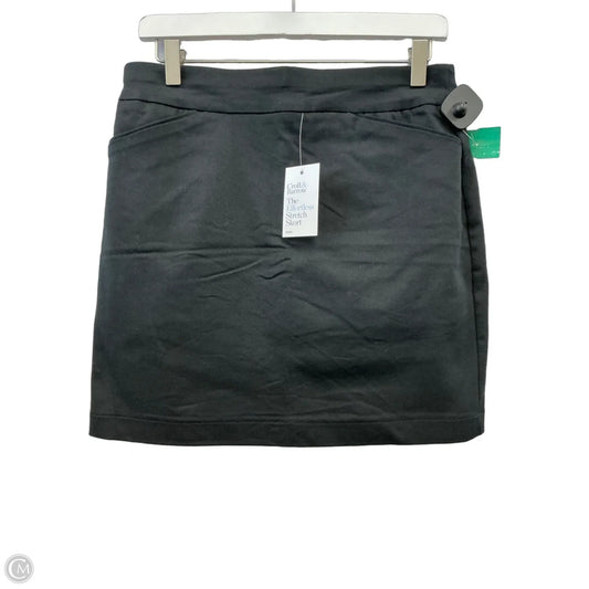 Skort By Croft And Barrow In Black, Size: 4p