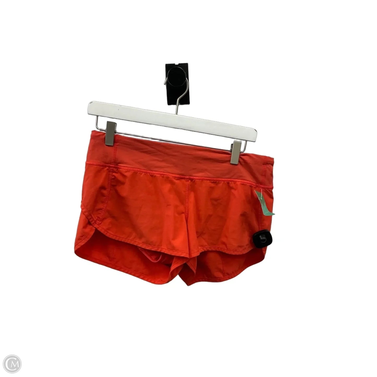 Athletic Shorts By Lululemon In Orange, Size: 6