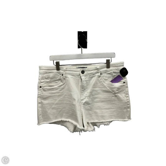 Shorts By Kut In White Denim, Size: 14