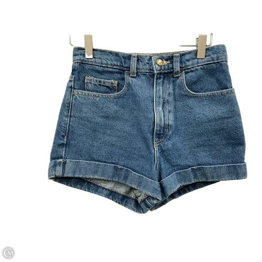 Shorts By American Apparel In Blue Denim, Size: 2