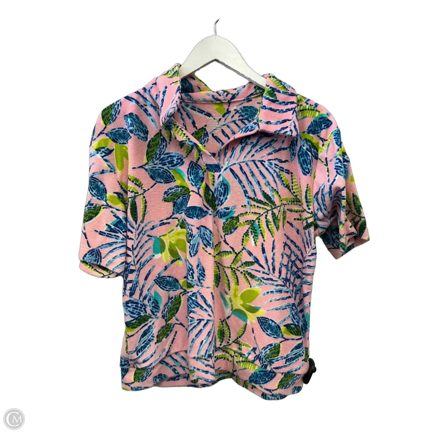 Shorts Set By Cuddl Duds In Blue & Pink, Size: M