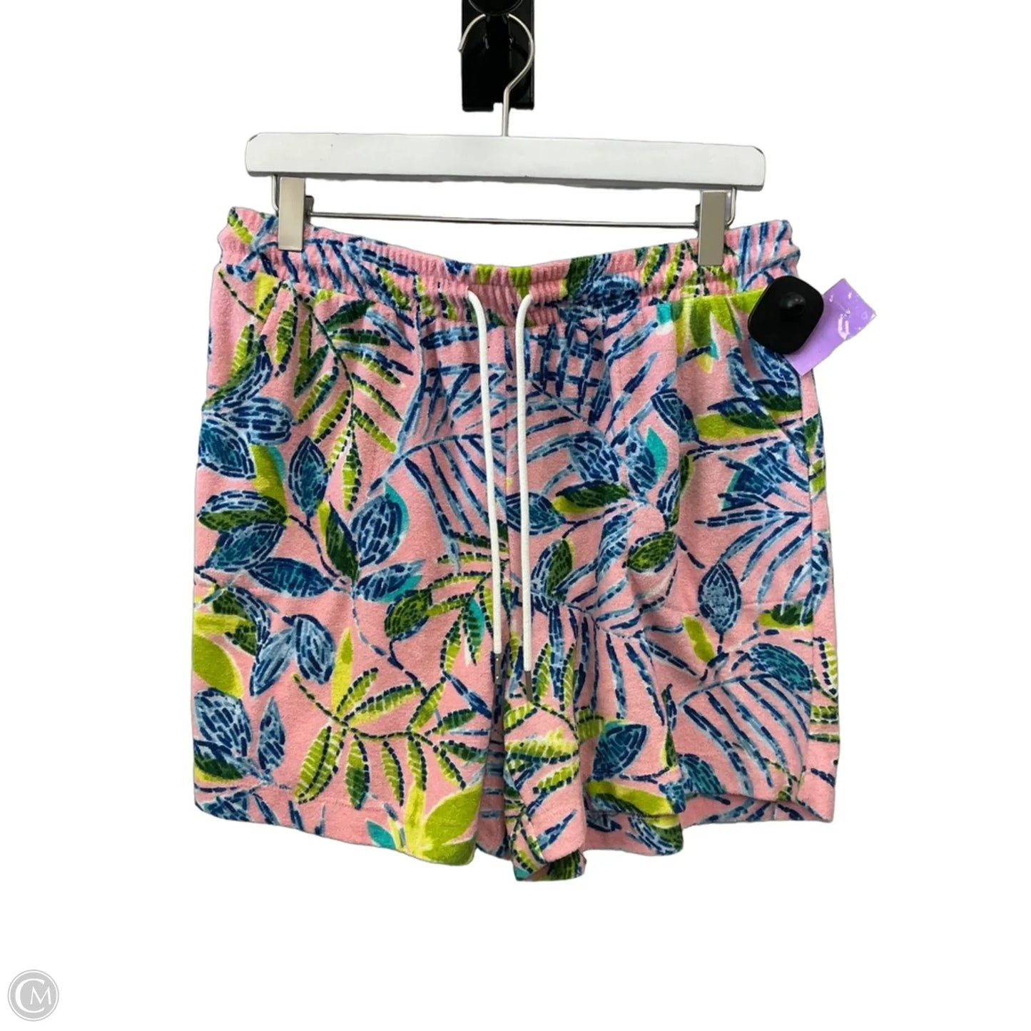Shorts Set By Cuddl Duds In Blue & Pink, Size: M