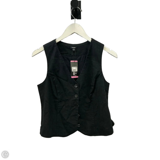 Vest Other By Express In Black, Size: S