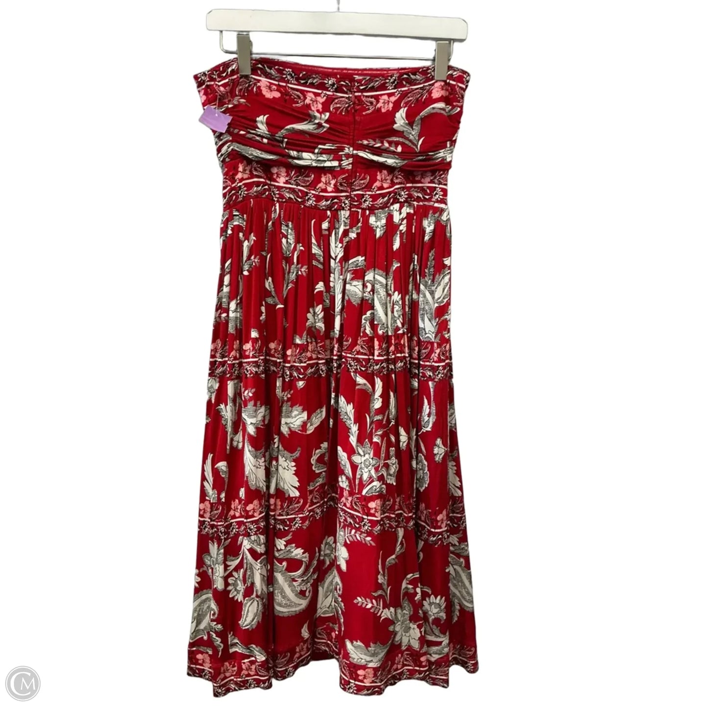Dress Party Midi By White House Black Market In Red, Size: M