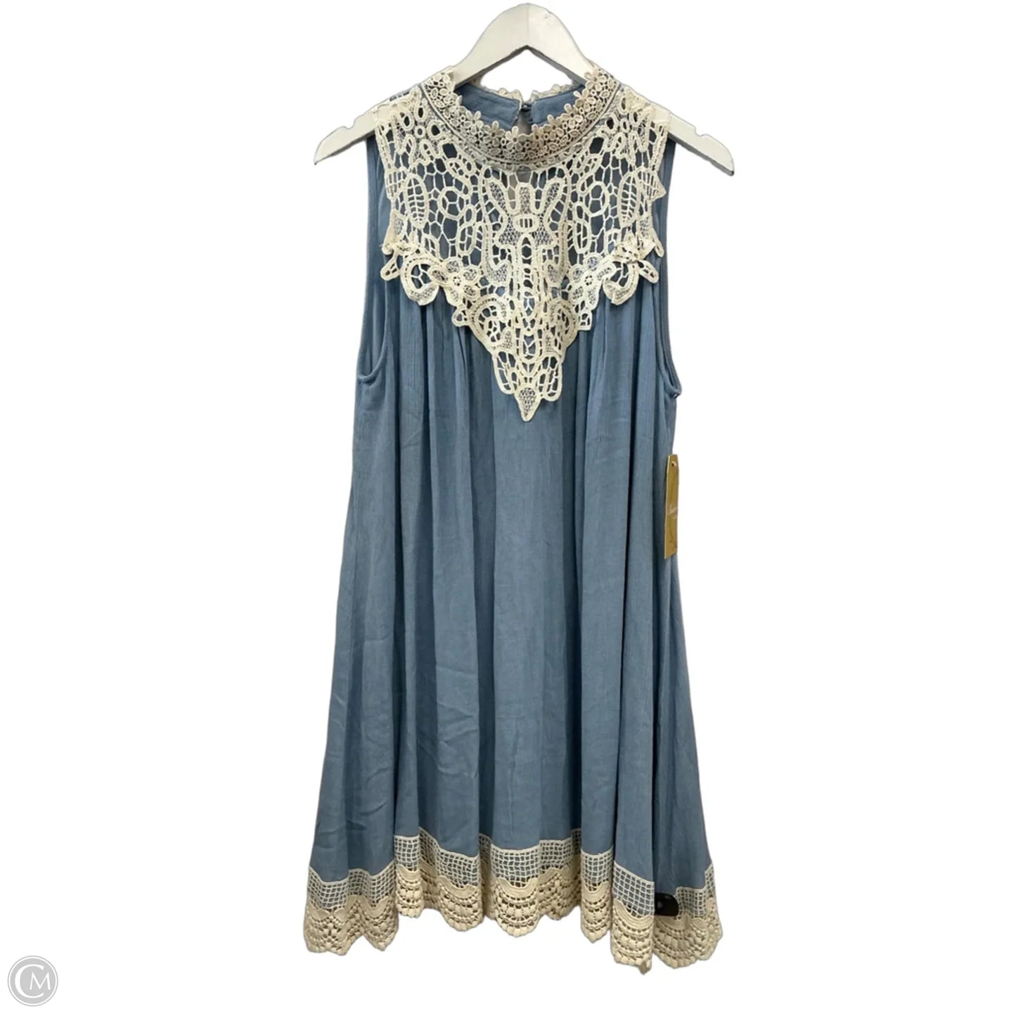 Dress Casual Midi By Andree By Unit In Blue, Size: L