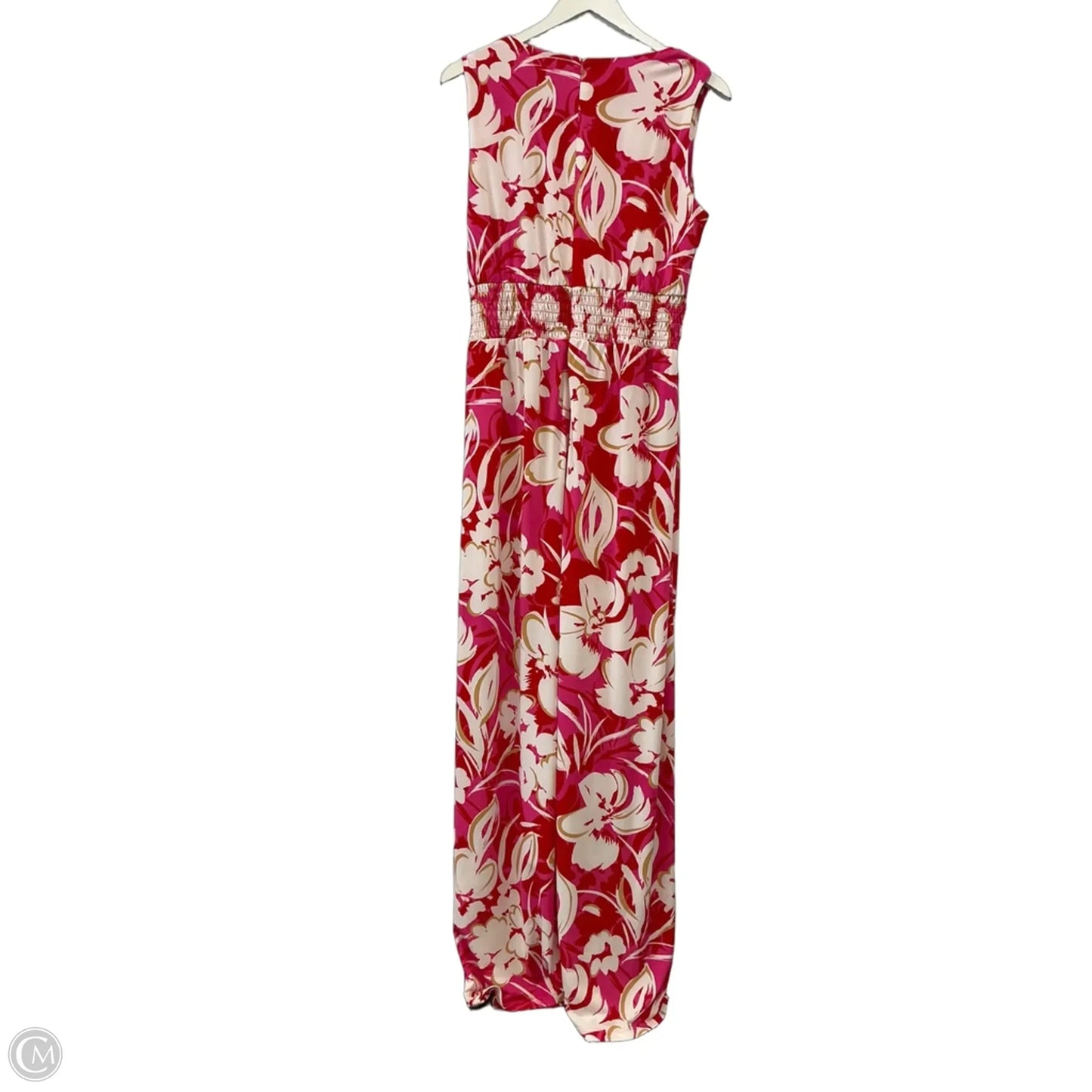Dress Casual Maxi By Vince Camuto In Pink & Red, Size: M