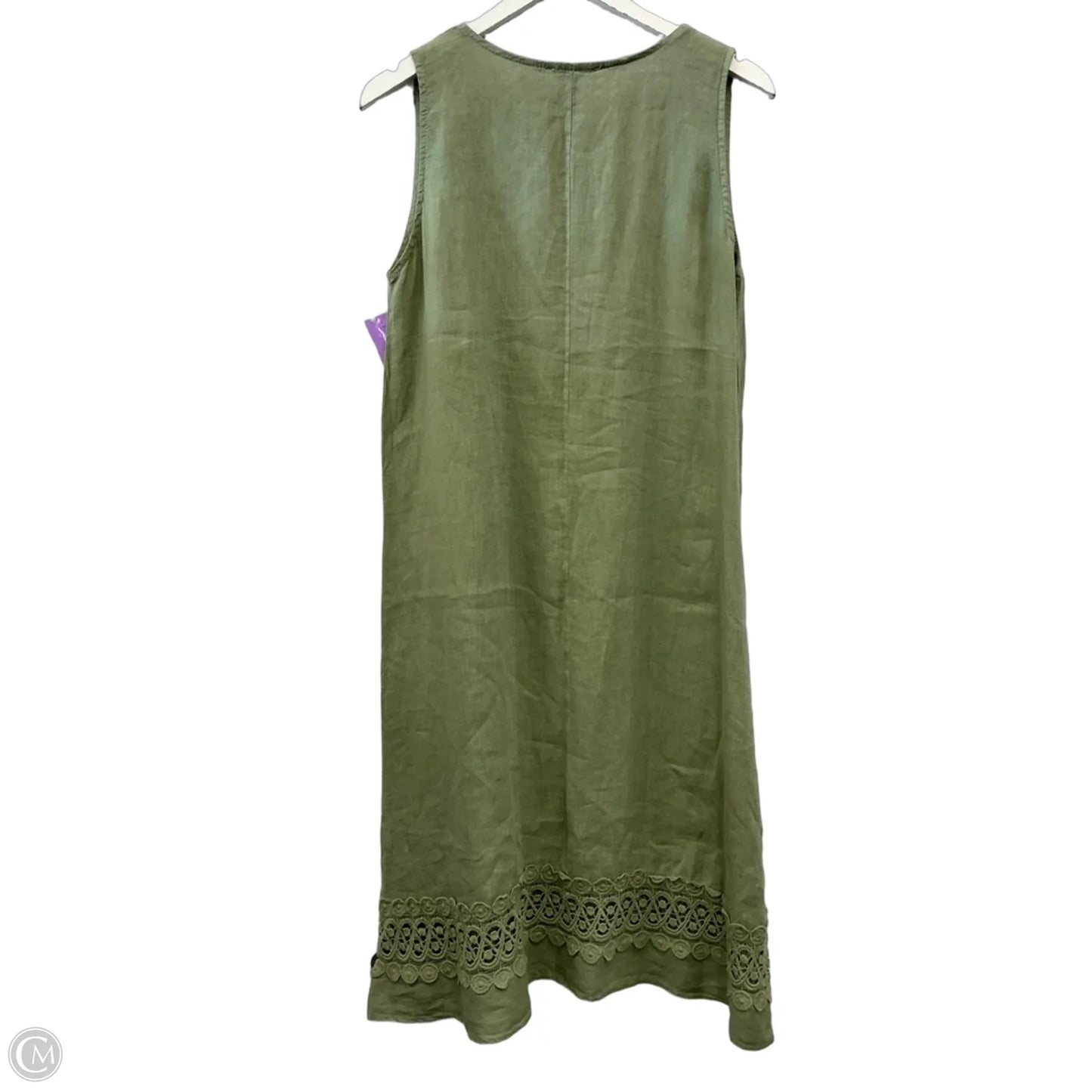 Dress Casual Midi By Clothes Mentor In Green, Size: S