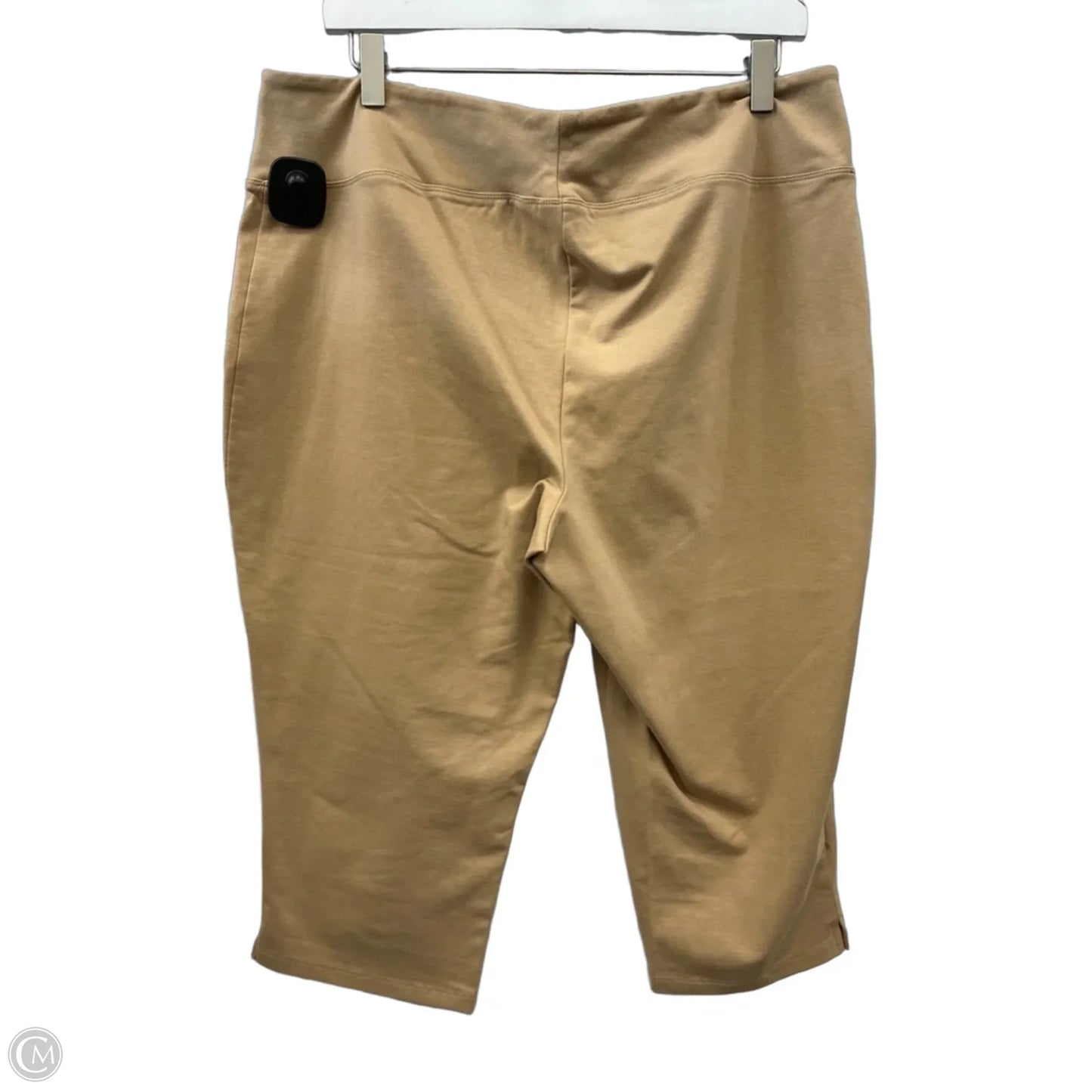 Capris By Women With Control In Tan, Size: 12