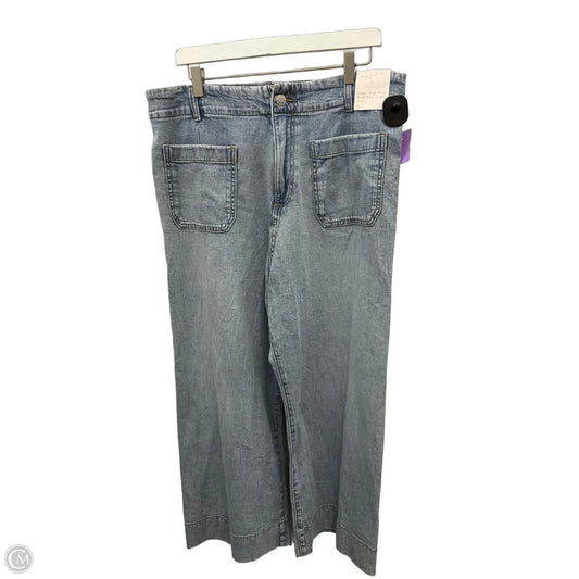 Jeans Cropped By Lc Lauren Conrad In Blue Denim, Size: 16