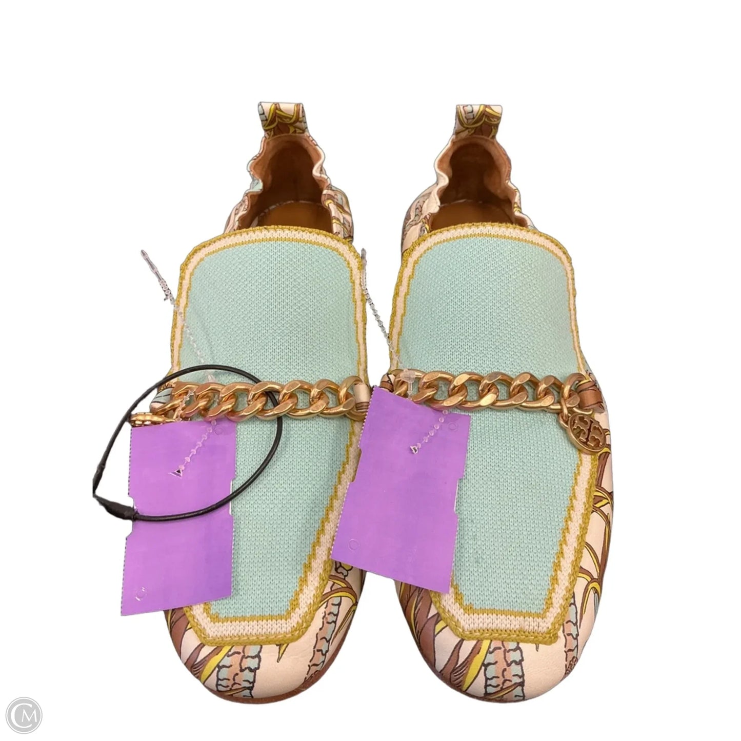 Shoes Designer By Tory Burch In Aqua, Size: 8