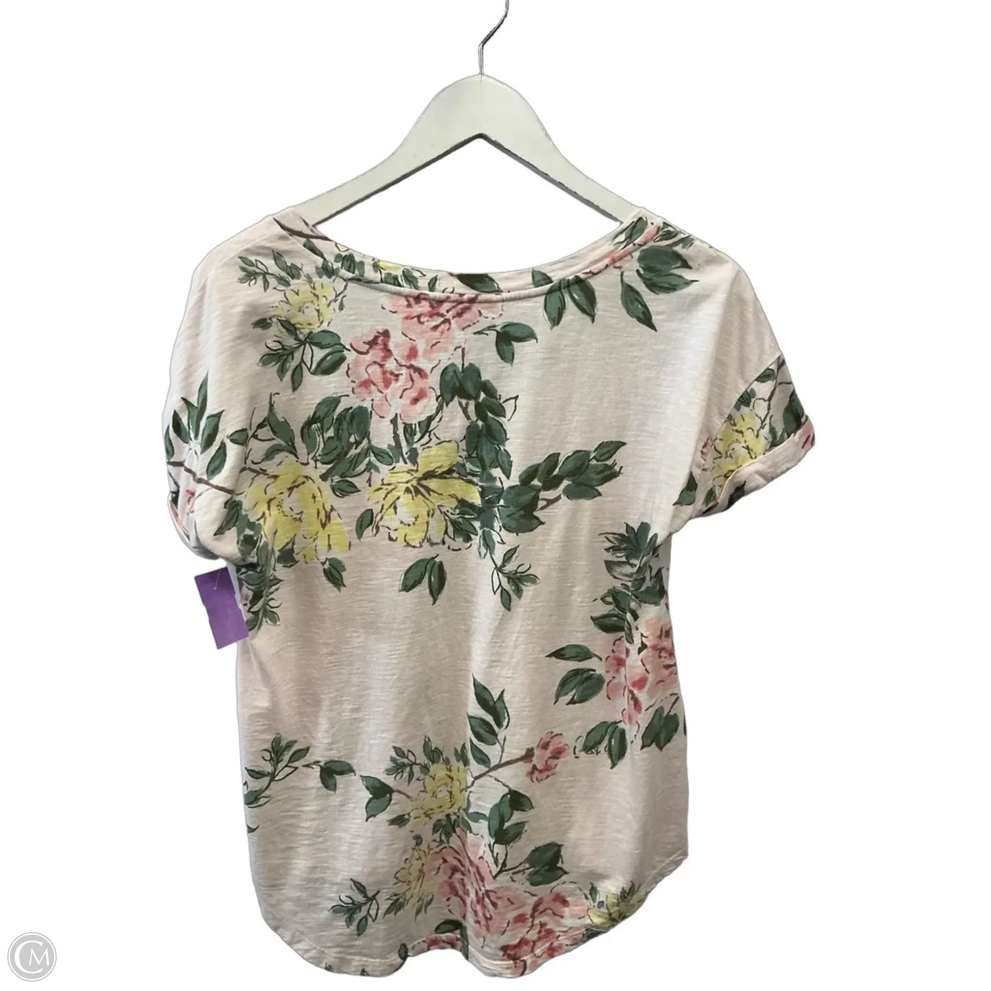 Top Short Sleeve By Maurices In Pink, Size: M
