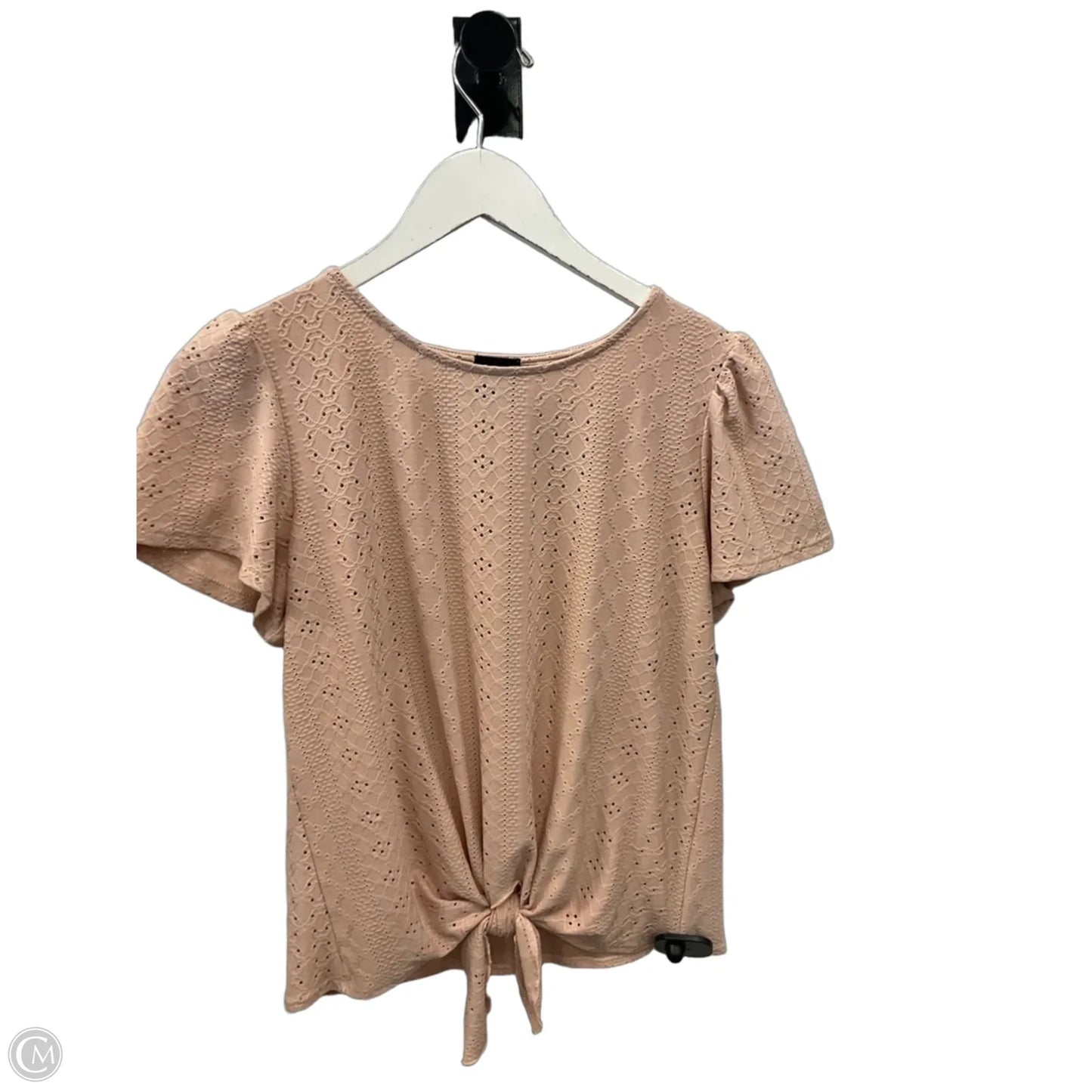 Top Short Sleeve By W5 In Pink, Size: M