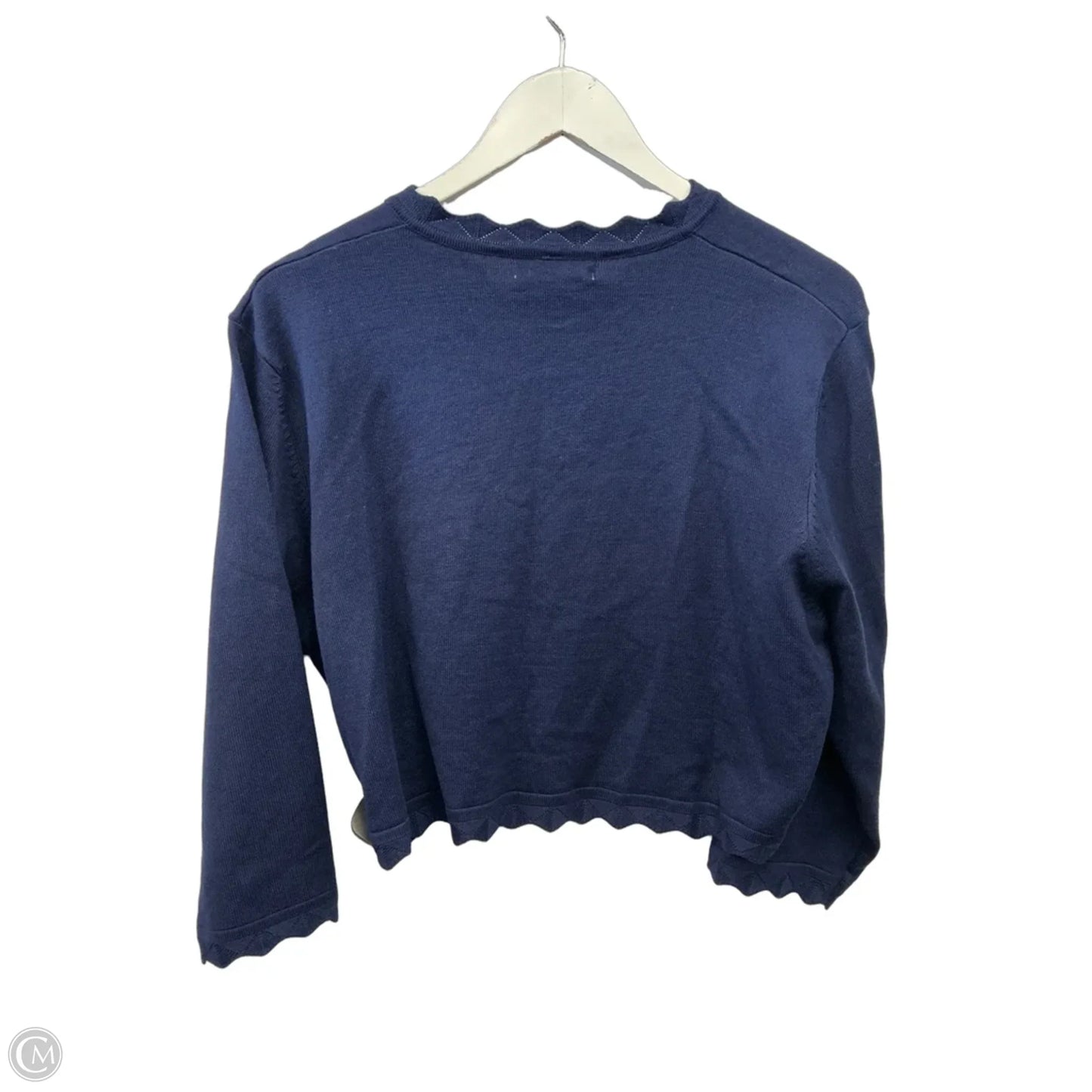 Sweater Cardigan By Grace Karin In Navy, Size: 2x