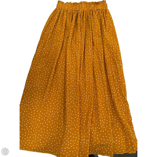 Skirt Midi By Exlura In Gold, Size: 6
