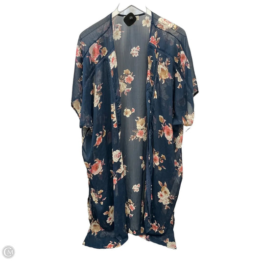 Kimono By Band Of Gypsies In Navy, Size: M