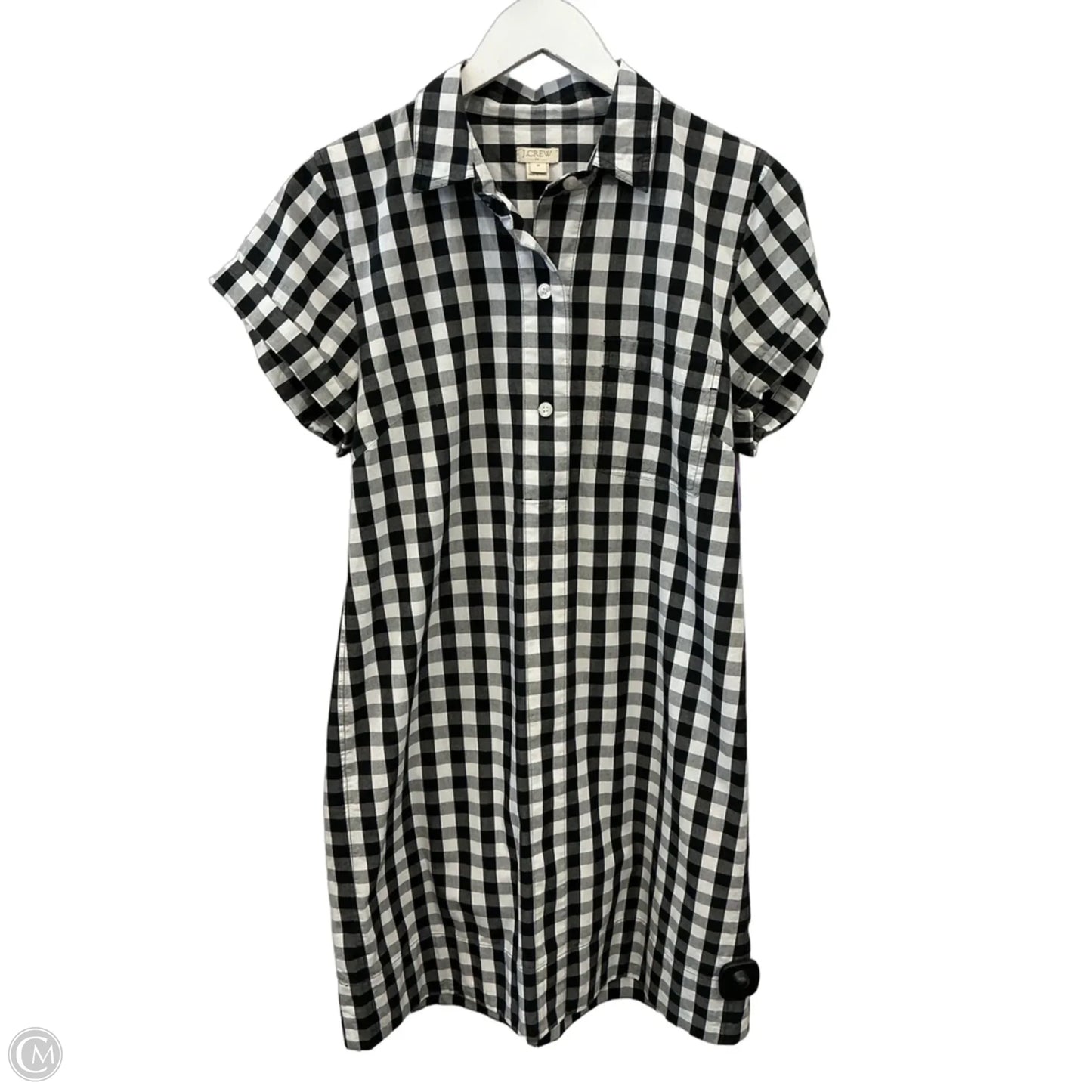 Dress Casual Short By J. Crew In Black & White, Size: M