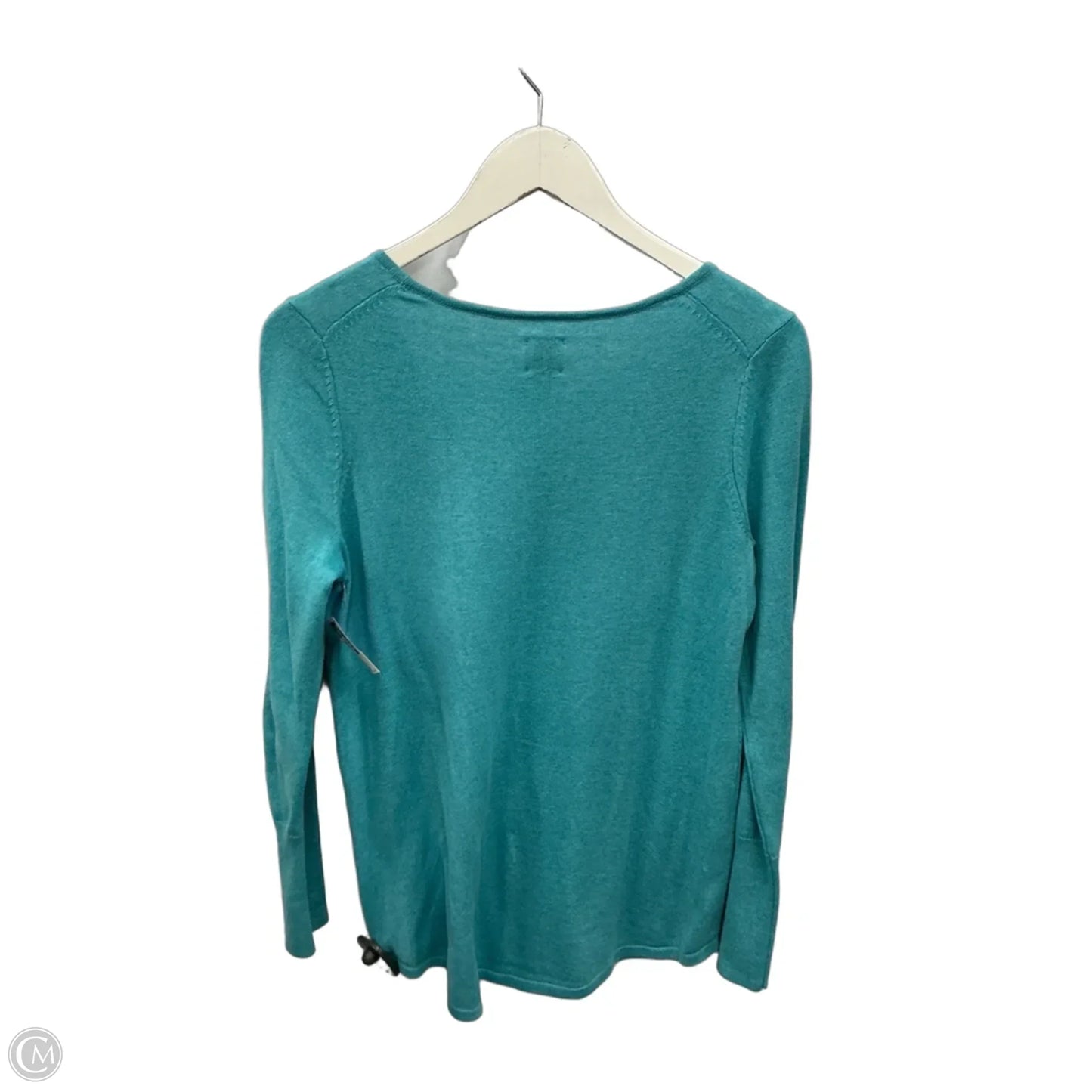 Sweater By Nic + Zoe In Aqua, Size: Mp
