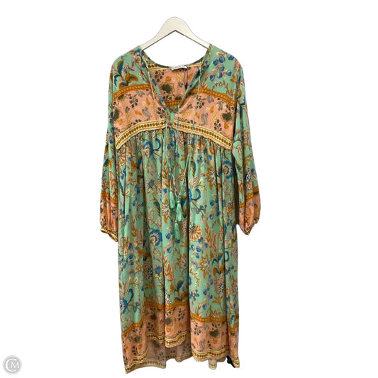 Dress Casual Midi By Clothes Mentor In Multi-colored, Size: 2x